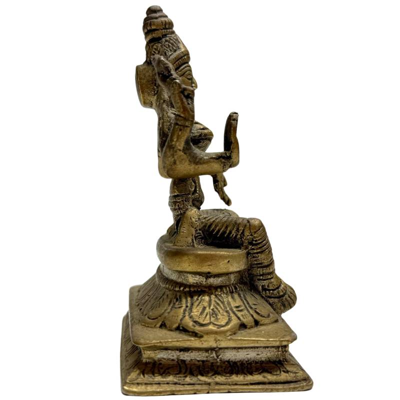 Bronze Lakshmi statue of the Hindu goddess of wealth and prosperity
