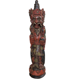 Statue de gardien de temple sculptée à la main (Dvarapala)
