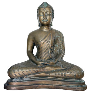 Silence intérieur et concentration – Bouddha thaï-laotien antique (XIXe siècle)