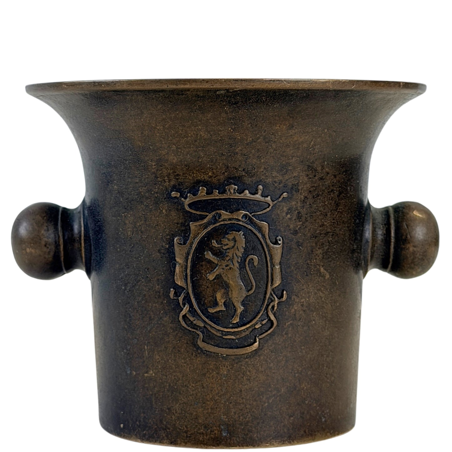 Italian bronze apothecary mortar, circa 1880‑1900