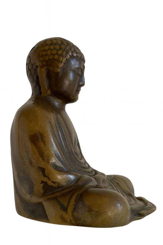 Authentic Japanese Buddha statue, 16th-17th century, made of bronze