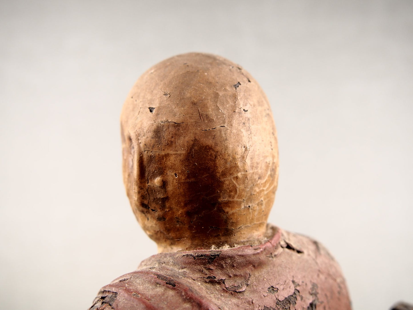 Japanese Buddhist wooden statue from temple tradition
