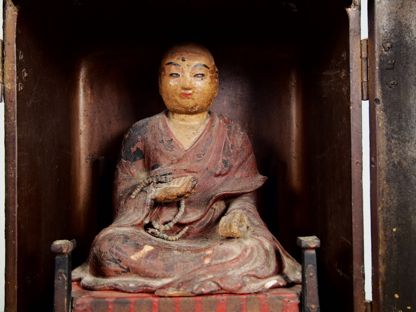 Wooden Buddhist statue from Japan
