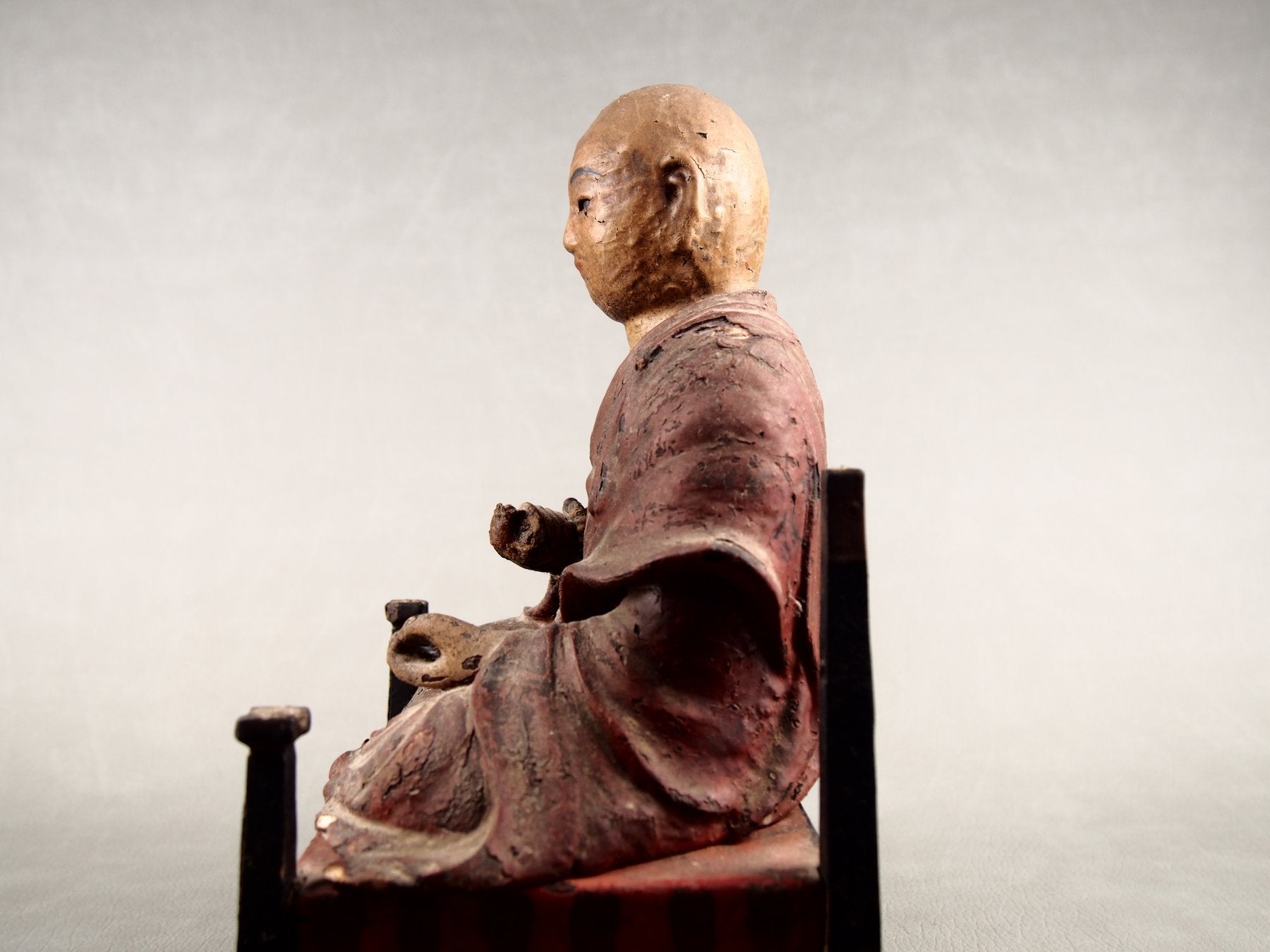 Buddhist statue placed in Japanese shrine

