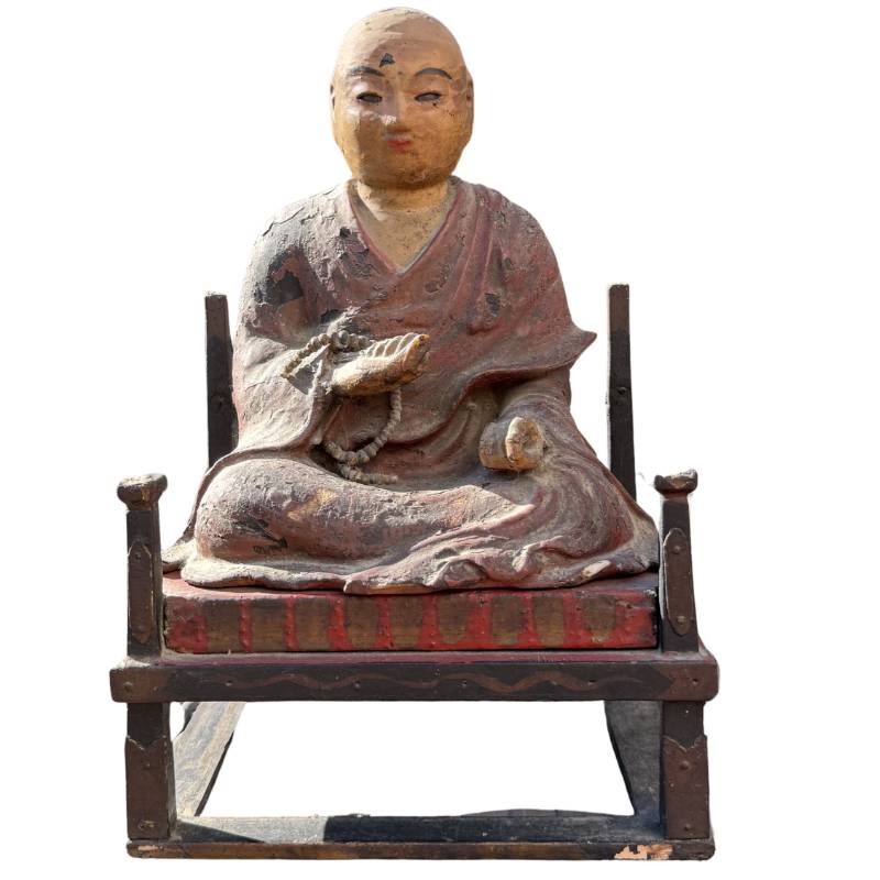 Wooden Buddhist sculpture from Japan
