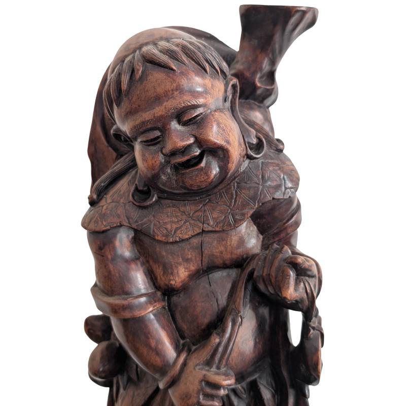 Ebisu statue from Japan, symbol of trade and good fortune
