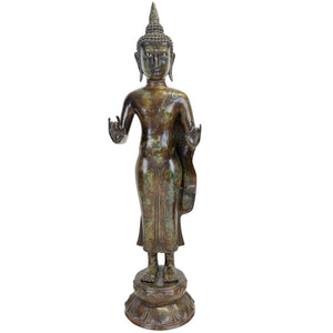 Antique Javanese Buddha – Majapahit Revival Style – Vitarka Mudra
