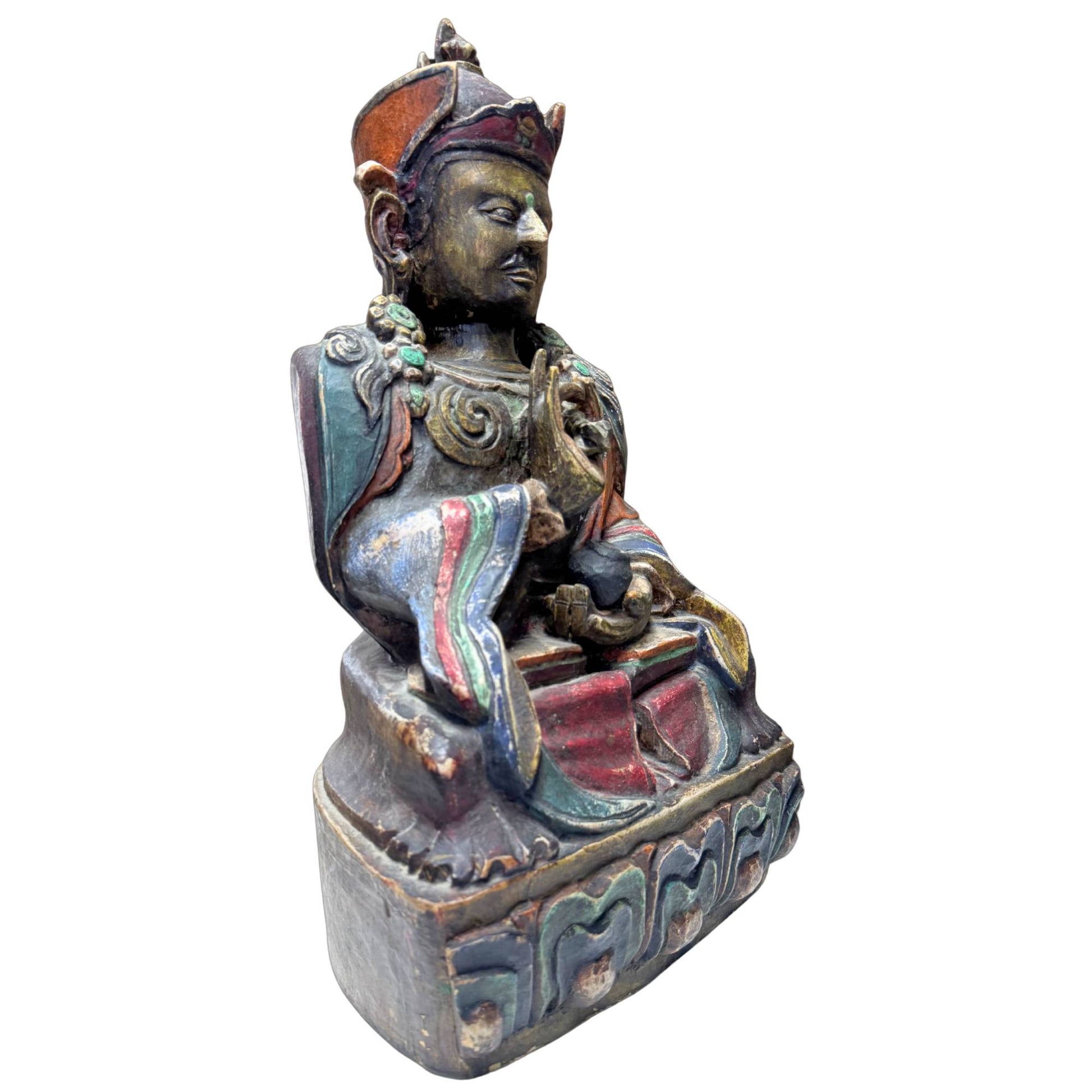 Karma Pakshi statue Himalayan consecration sealed 44cm