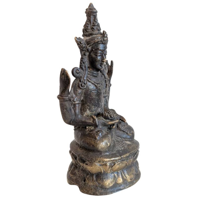 Khmer Avalokiteshvara Lokeshvara in bronze