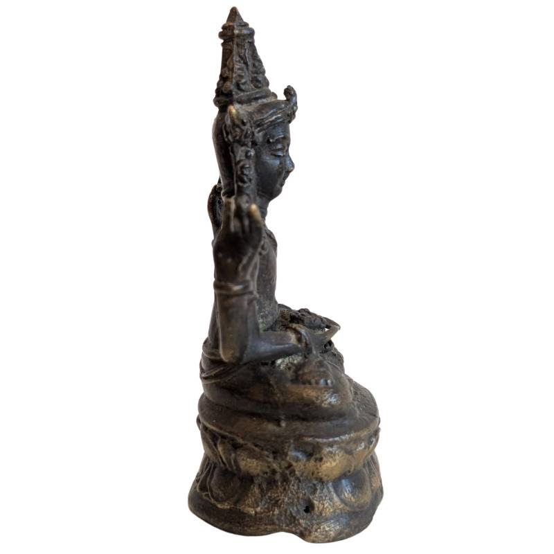 Khmer bodhisattva Lokeshvara made of bronze