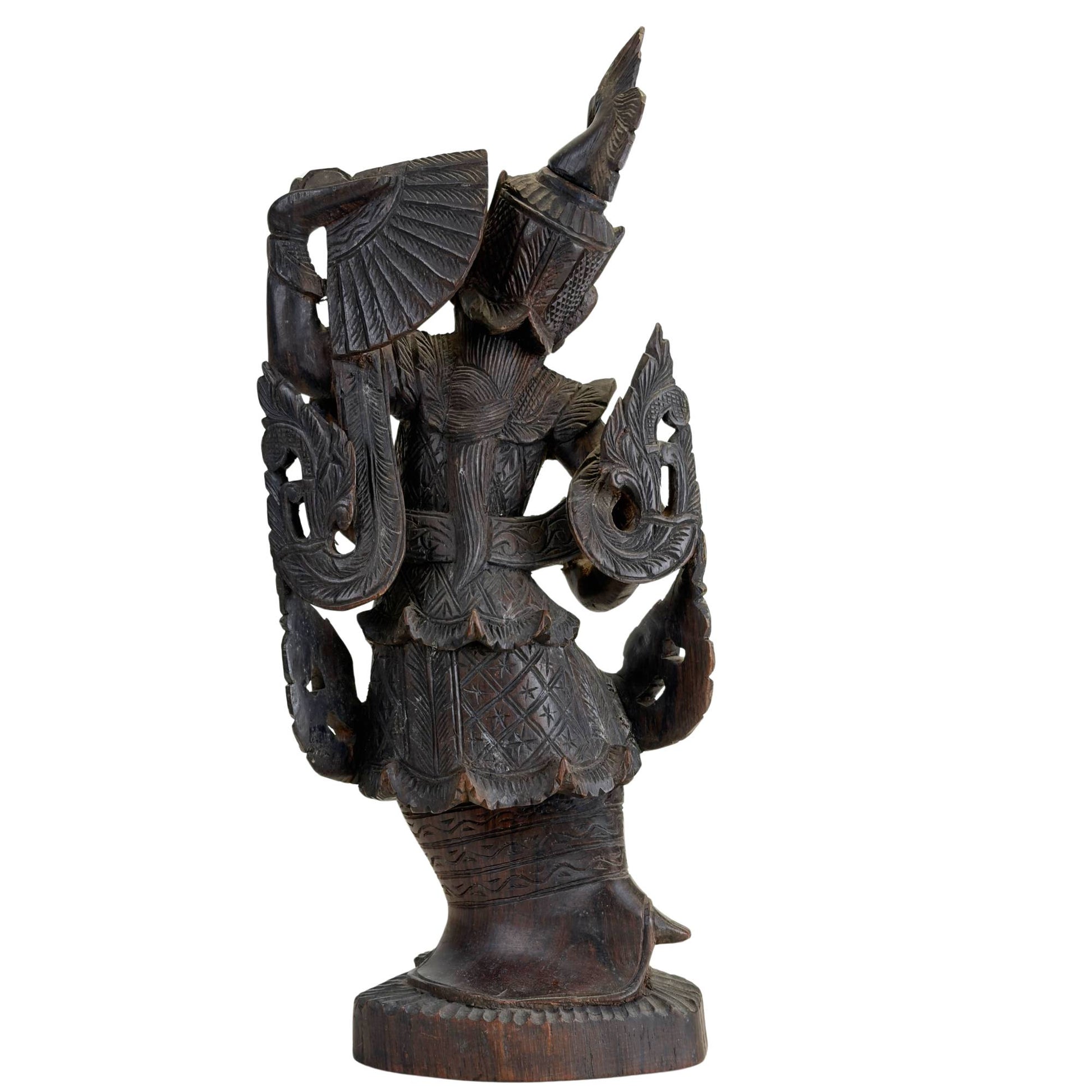 Kinnari as the celestial bird-man from Buddhist mythology