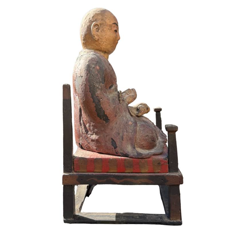 Shrine statue of Kobo Daishi

