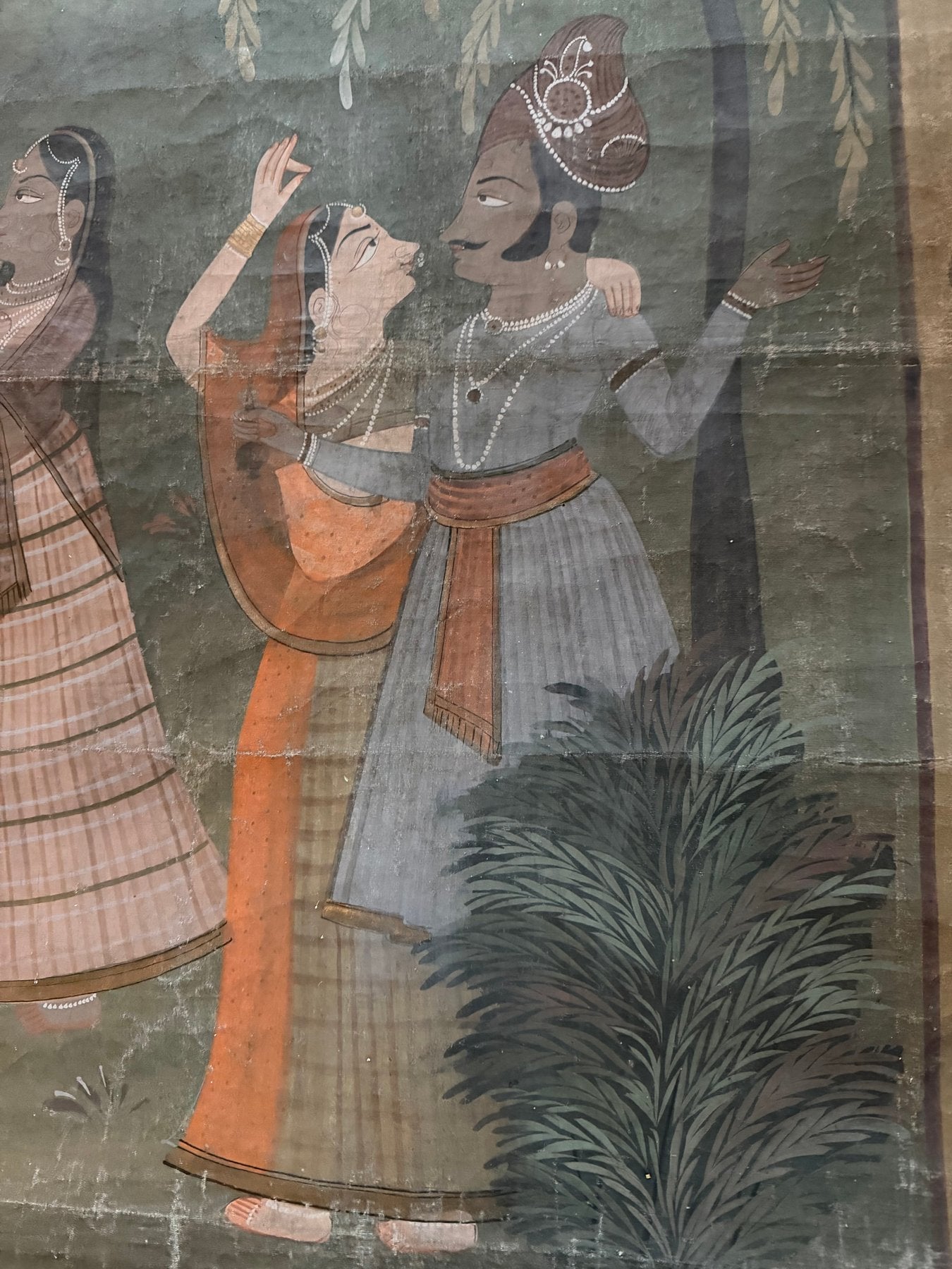 Krishna and Gopis ritual scene Pichwai painting