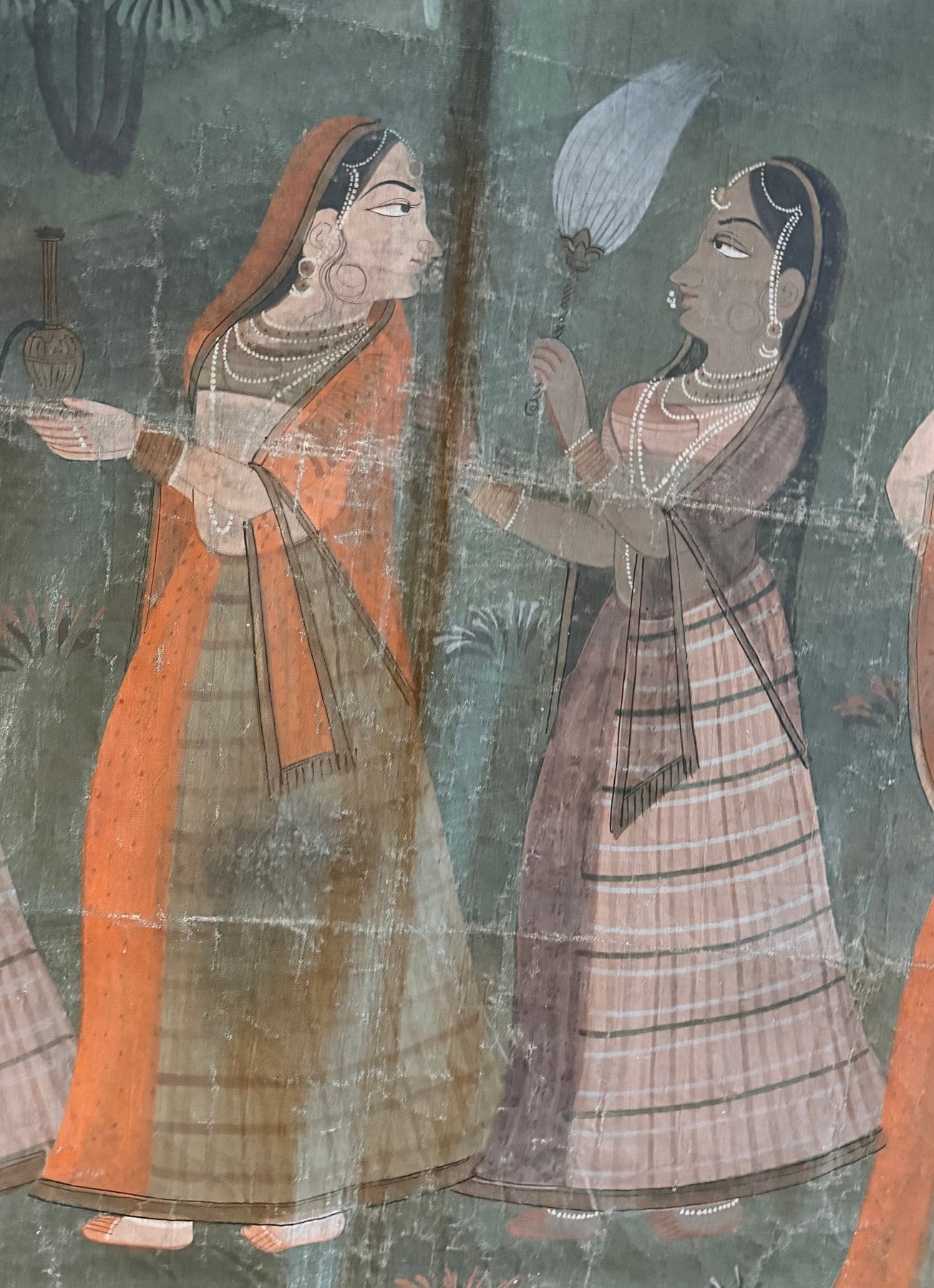 Krishna and Gopis ritual scene Pichwai painting