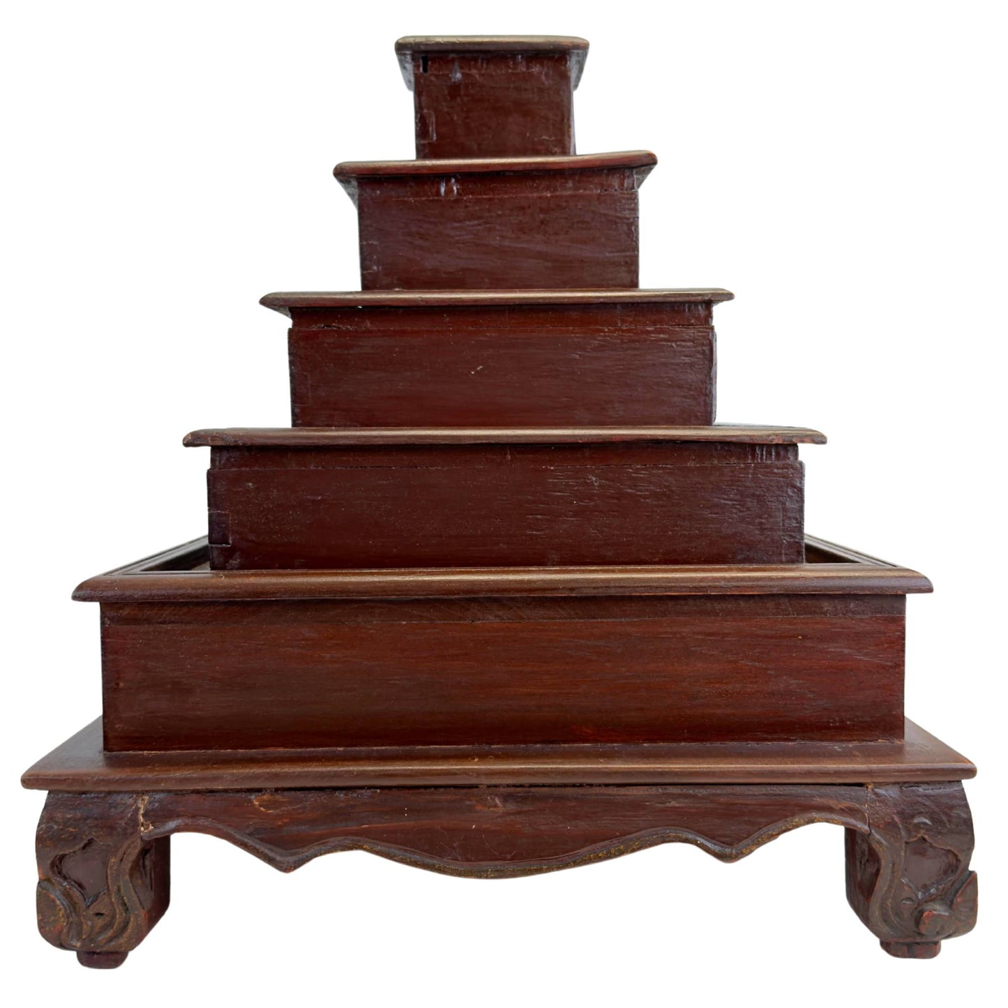 Kusuri Tansu apothecary cabinet with traditional compartments