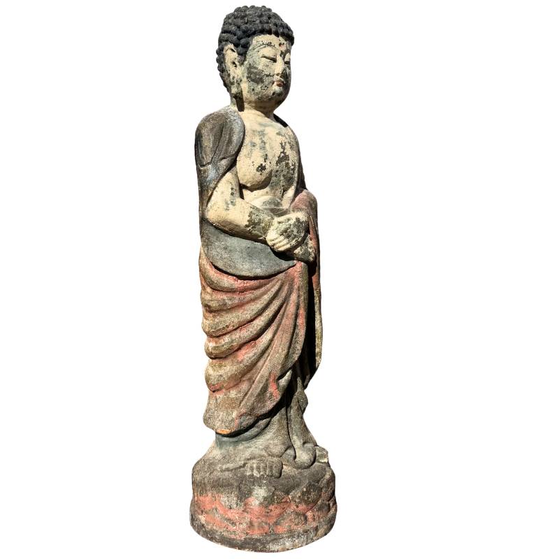Wooden statue of Kwan Yin bodhisattva
