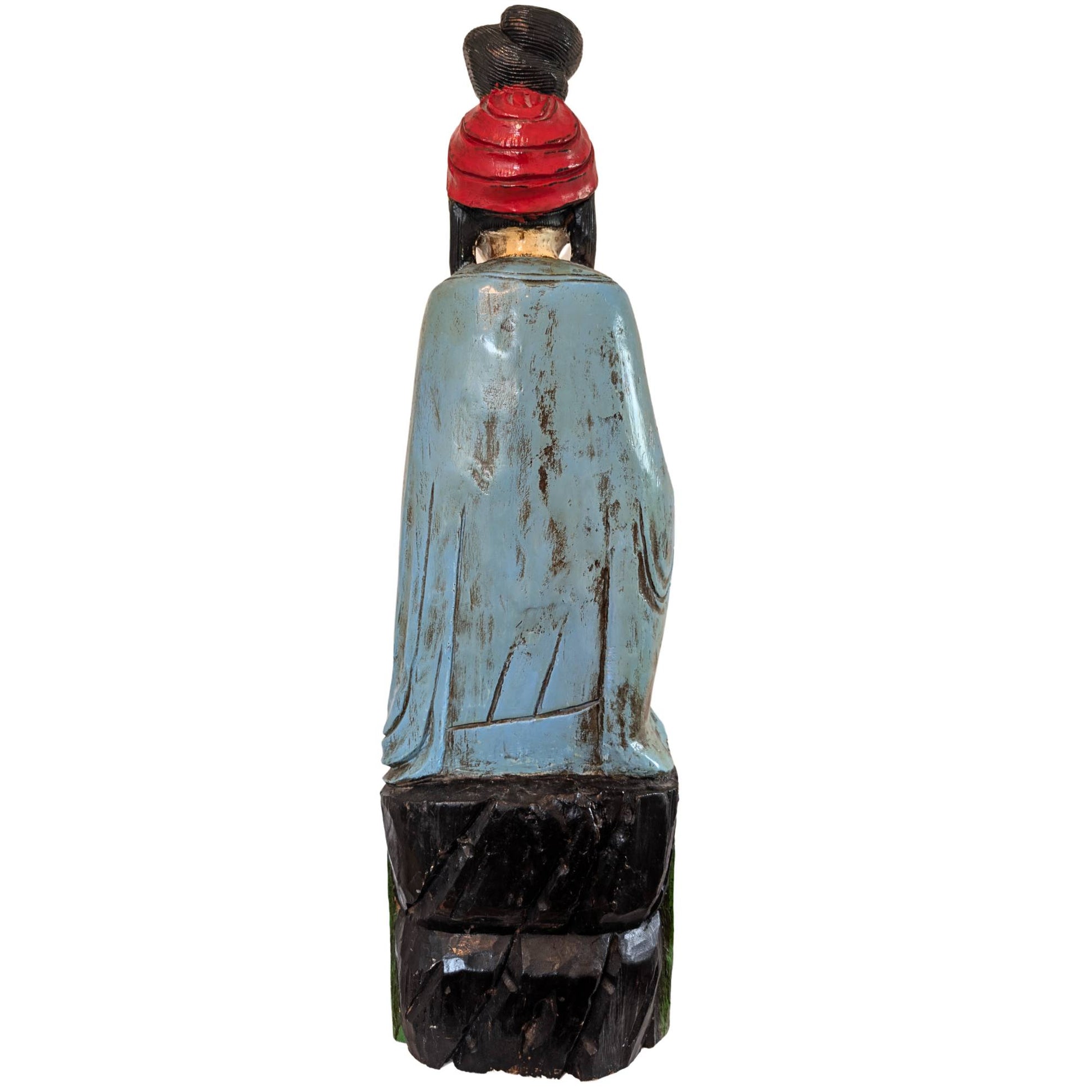 Kwanyin sculpture from China with decorative lotus base