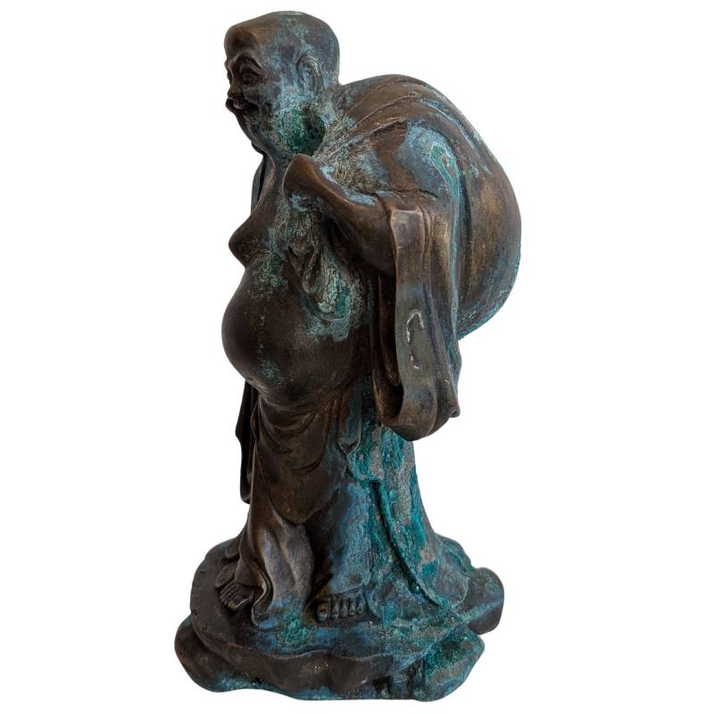 Budai laughing Buddha in bronze from China