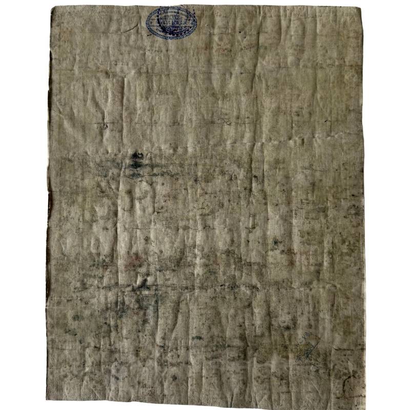 Geometrically composed mandala thangka on cloth from Nepal