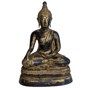 Statue de Bouddha de Mandalay en bronze doré – Myanmar