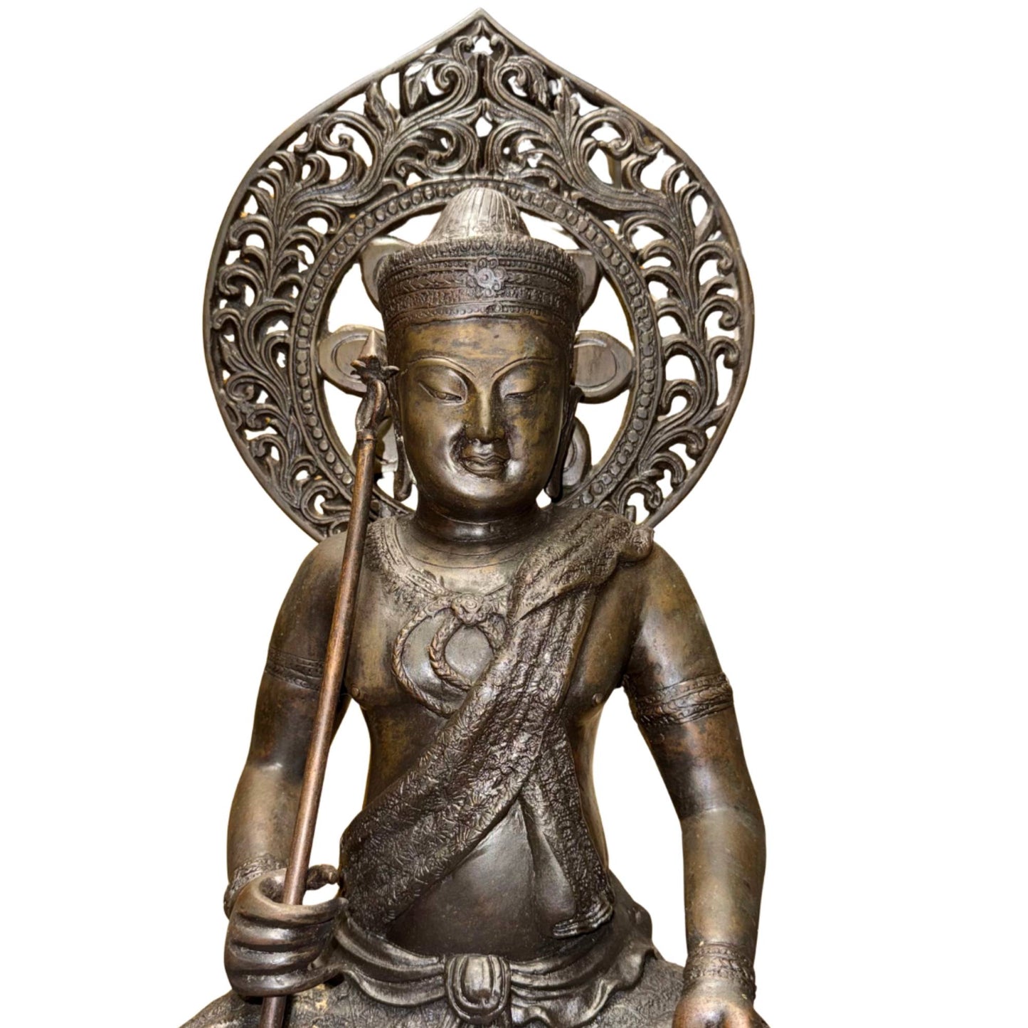 Bronze Manjushri as a powerful symbol of wisdom, insight, and inner direction