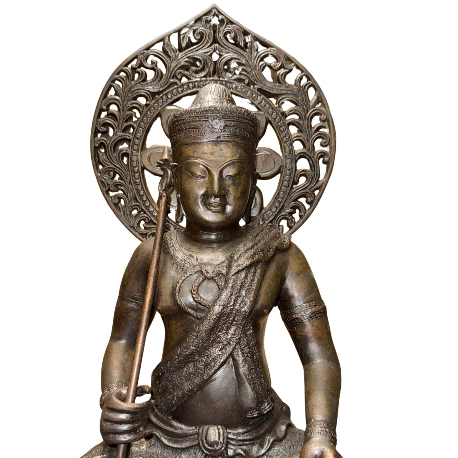 Bronze Manjushri as a powerful symbol of wisdom, insight, and inner direction