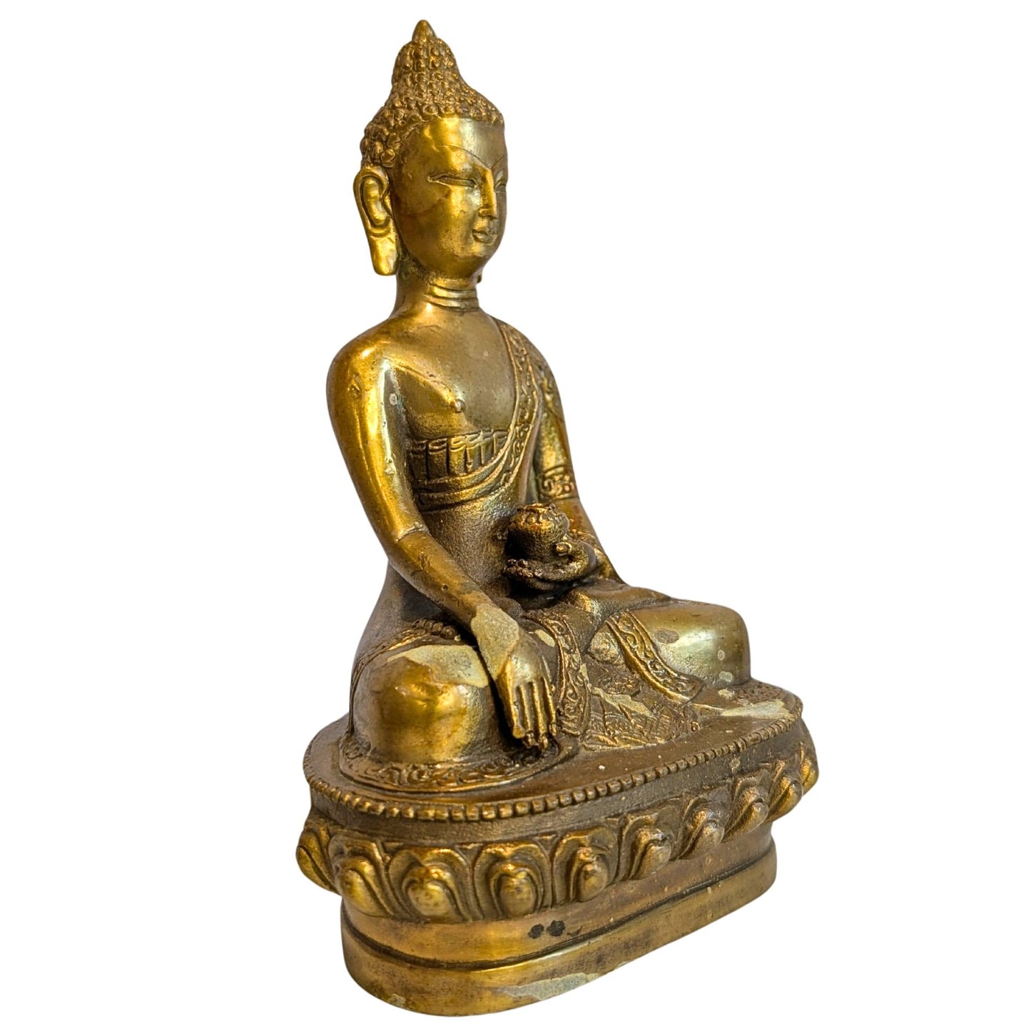 Bronze Medicine Buddha statue for spiritual healing