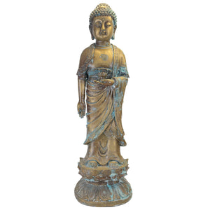 medicine buddha-bronze-standing-china-98cm-vintage-XL