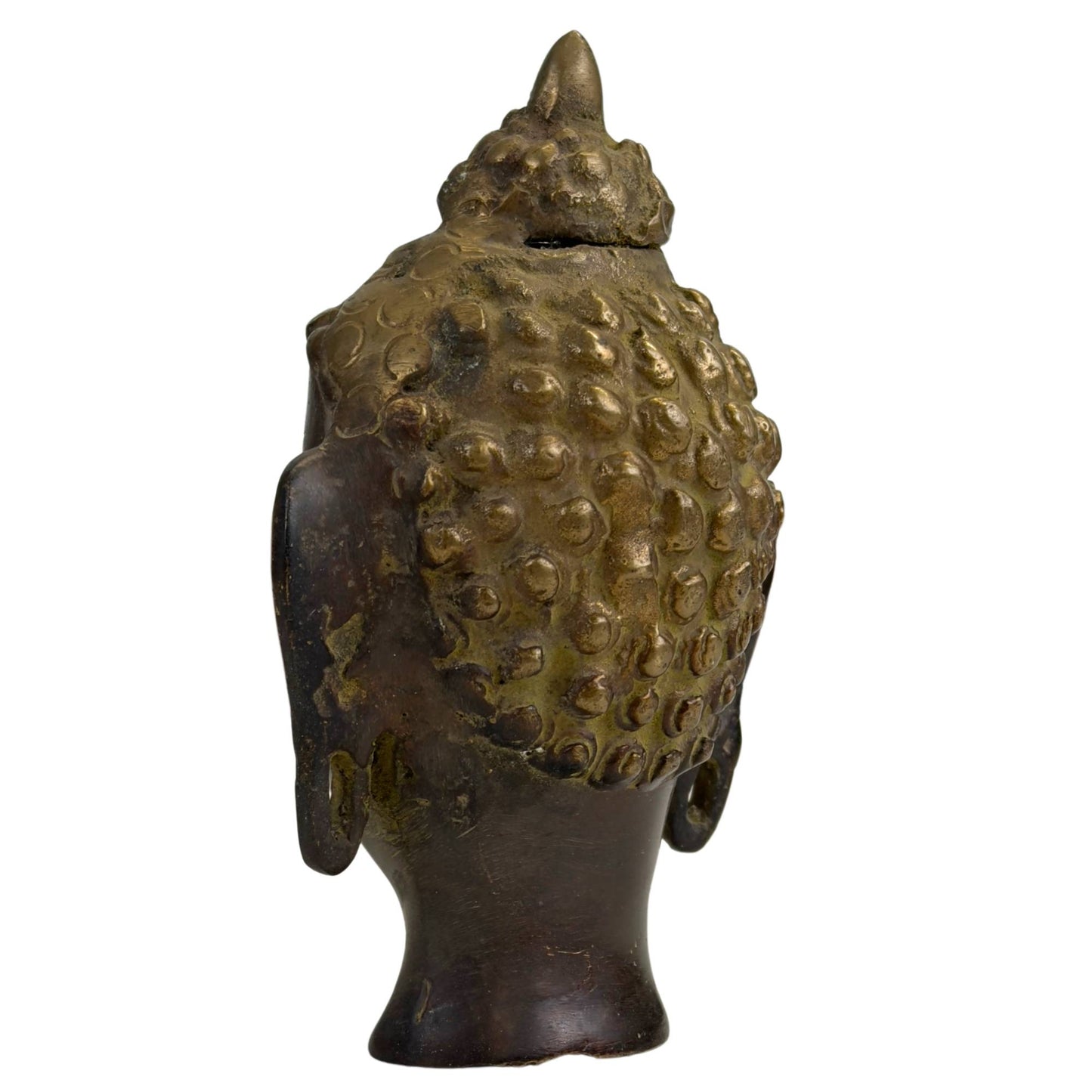 Bronze Buddha with a calm, meditative aura