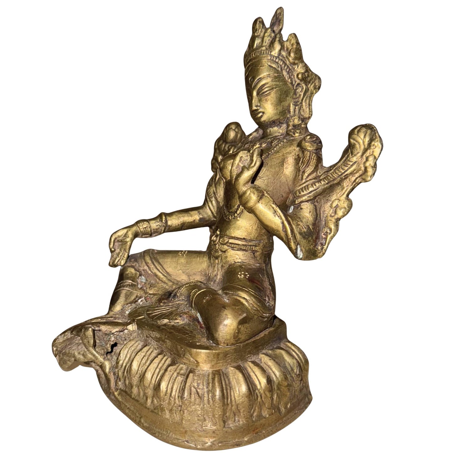 Metal analysis Tibetan bronze Tara vintage
