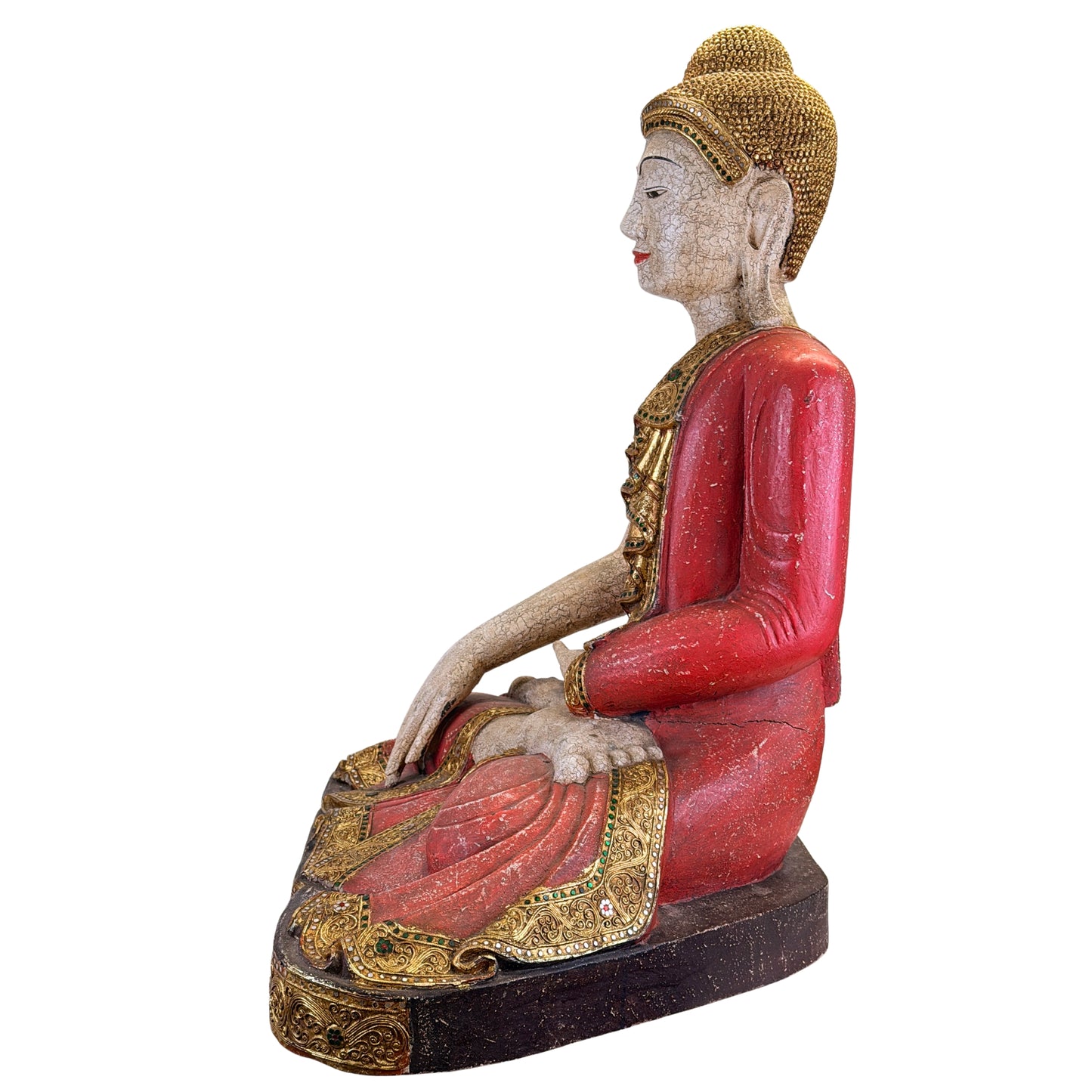 Myanmar Boeddha in Mandalay-stijl uit circa 1970