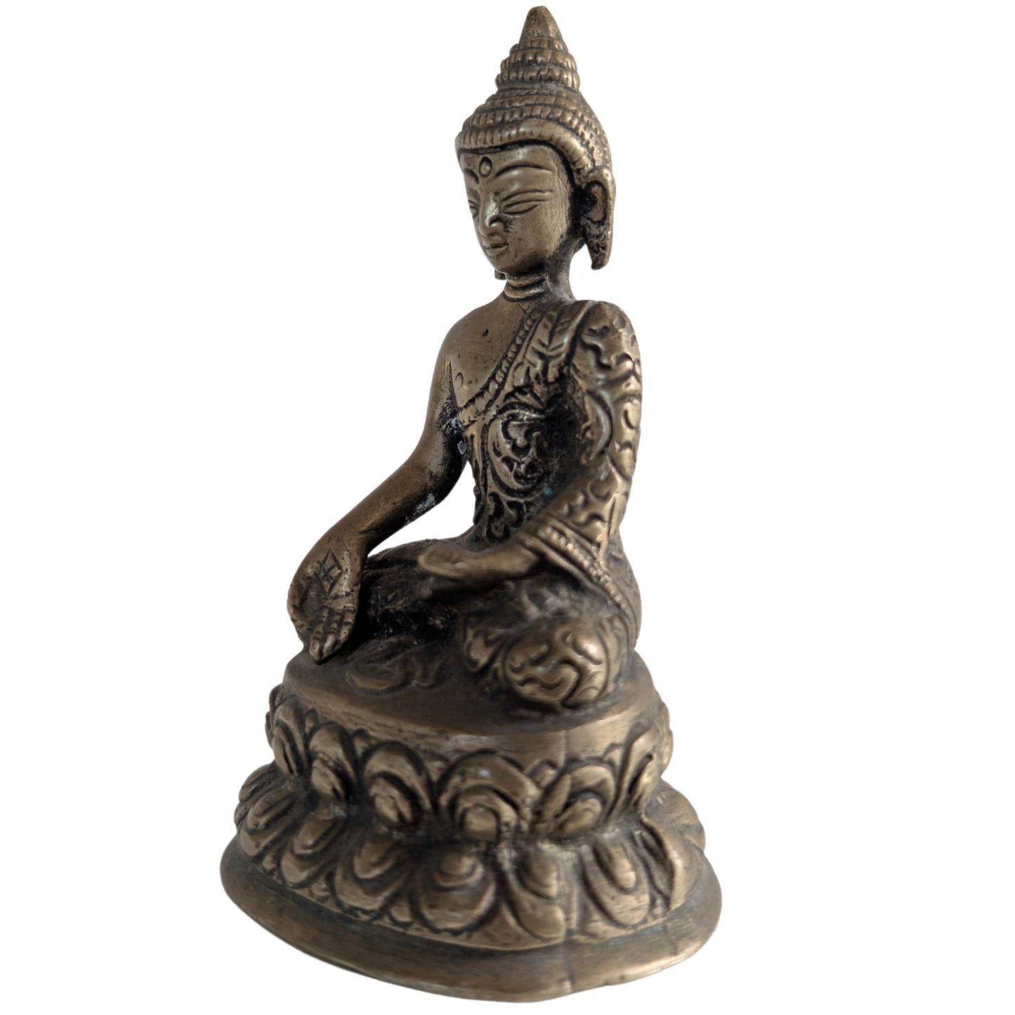 Nepalese Buddha figurine as a symbol of happiness, peace, and enlightenment.