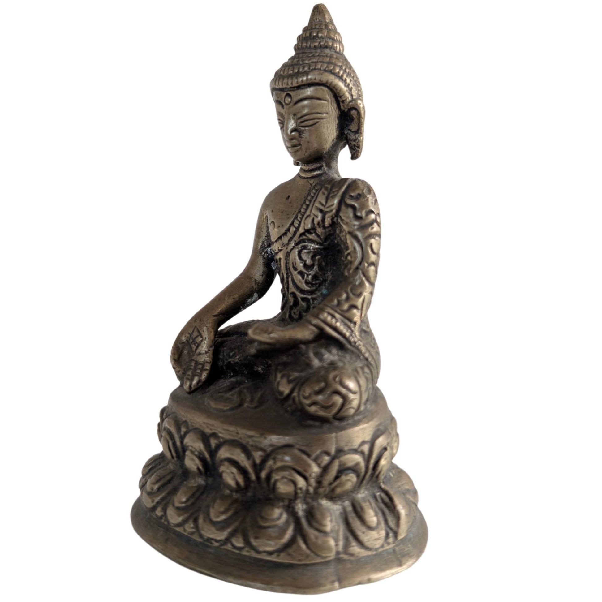 Nepalese Buddha figurine as a symbol of happiness, peace, and enlightenment.