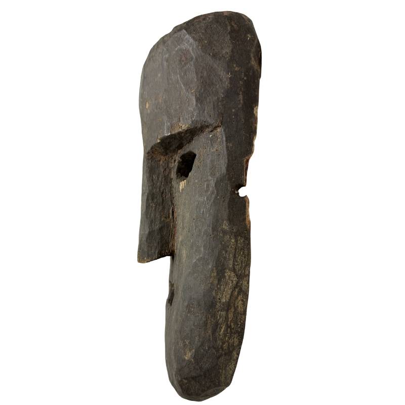 Nepalese wooden ceremonial mask with signs of use and patina