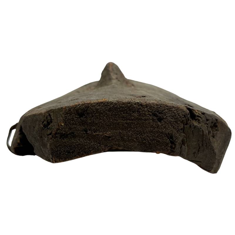 Nepalese Ritual Mask with Handmade Holz with Gealterter Oberfläche