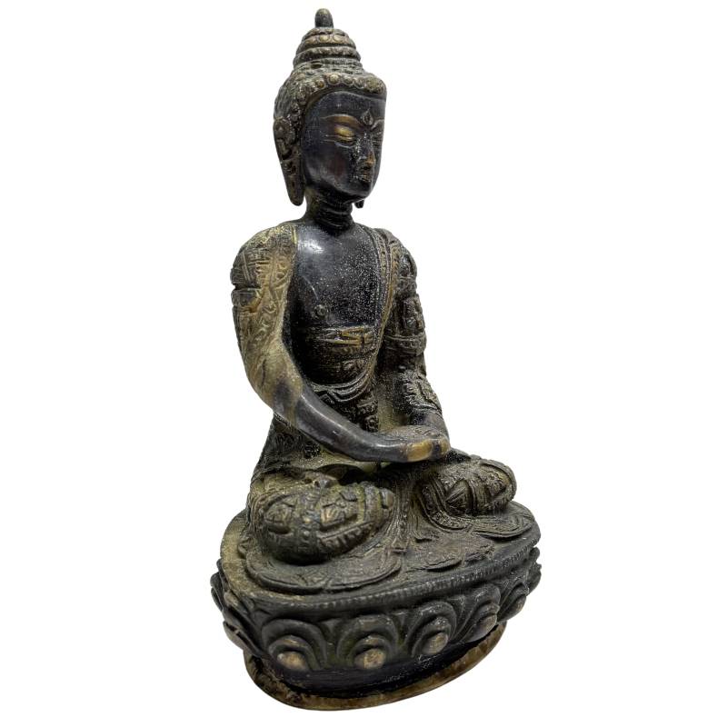 Newar Buddha couple from Patan workshops in ormolu bronze