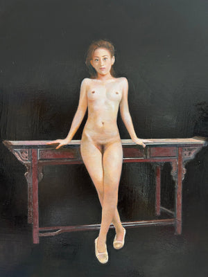 Peinture à l'huile originale « Émancipation 197 » – Zhang Yue (1978) – Réalisme classique – 2026