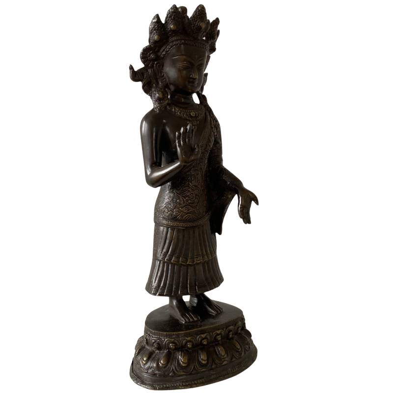 old Buddha statue Dipankara bronze version