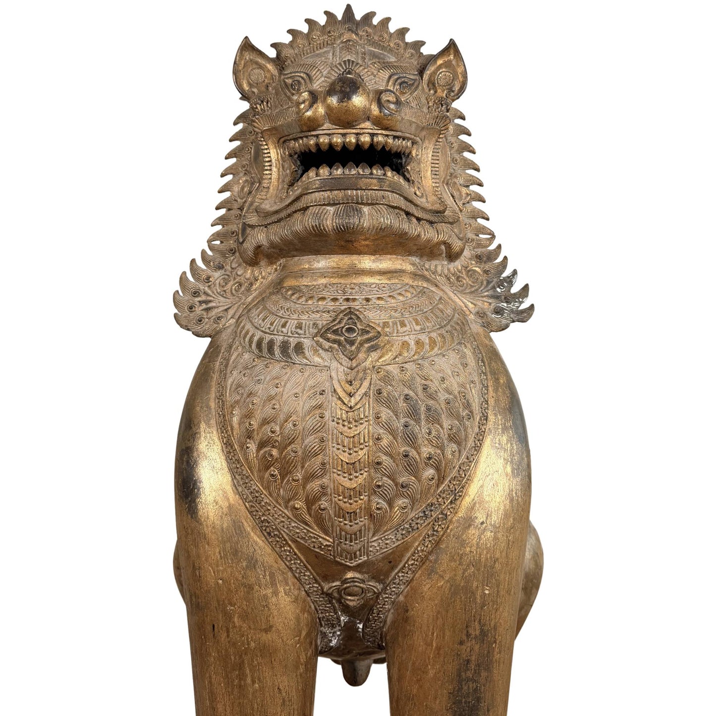 his penis on the belly of these lions