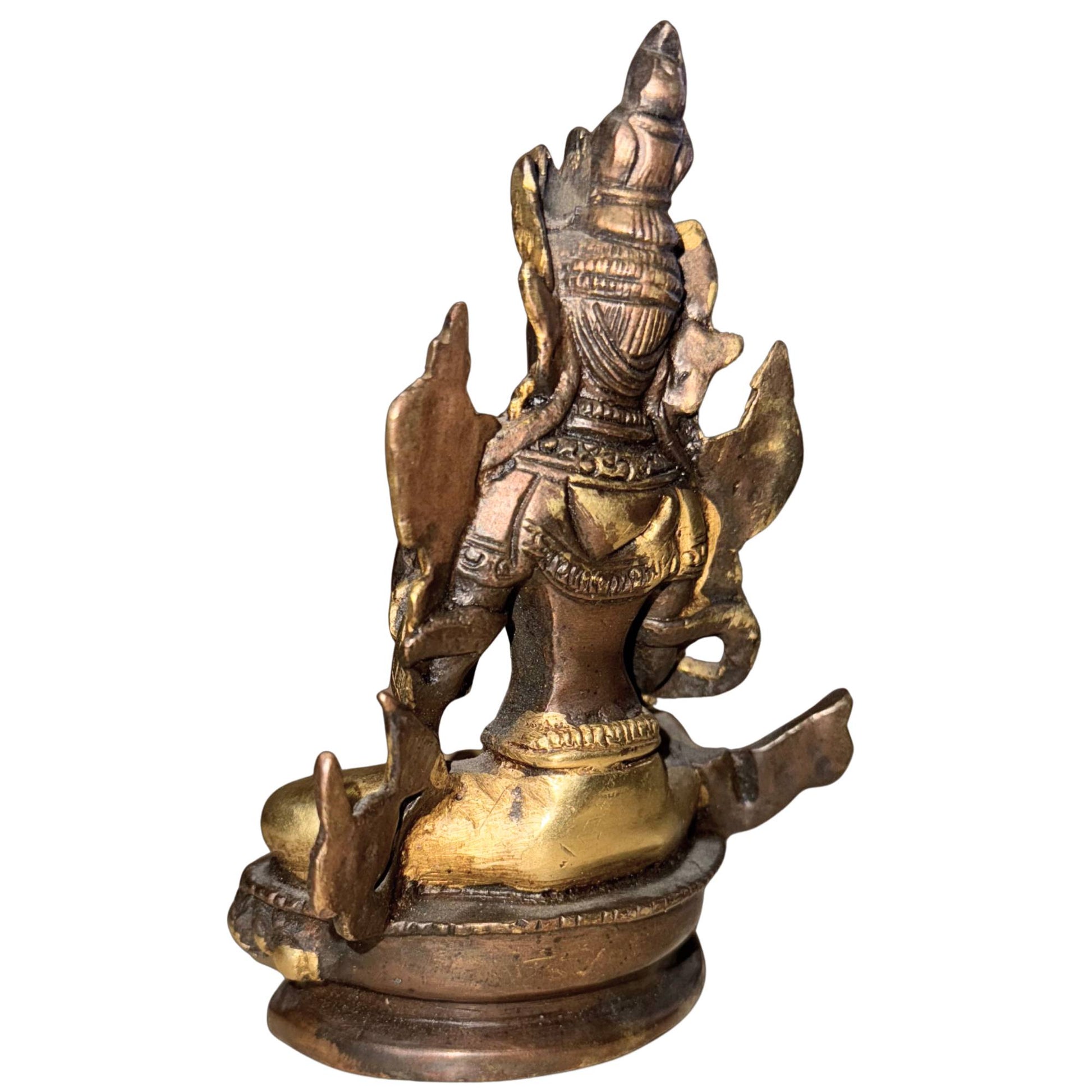 Color analysis of the manual patination on the bronze alloy