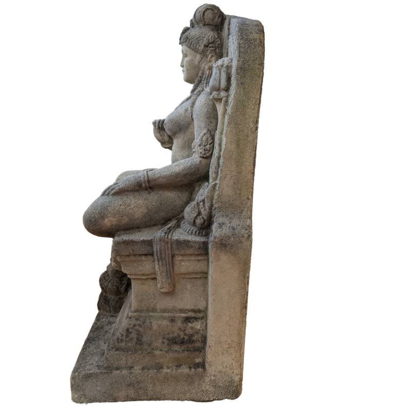 Profile of Tara sandstone statue for exclusive garden decoration