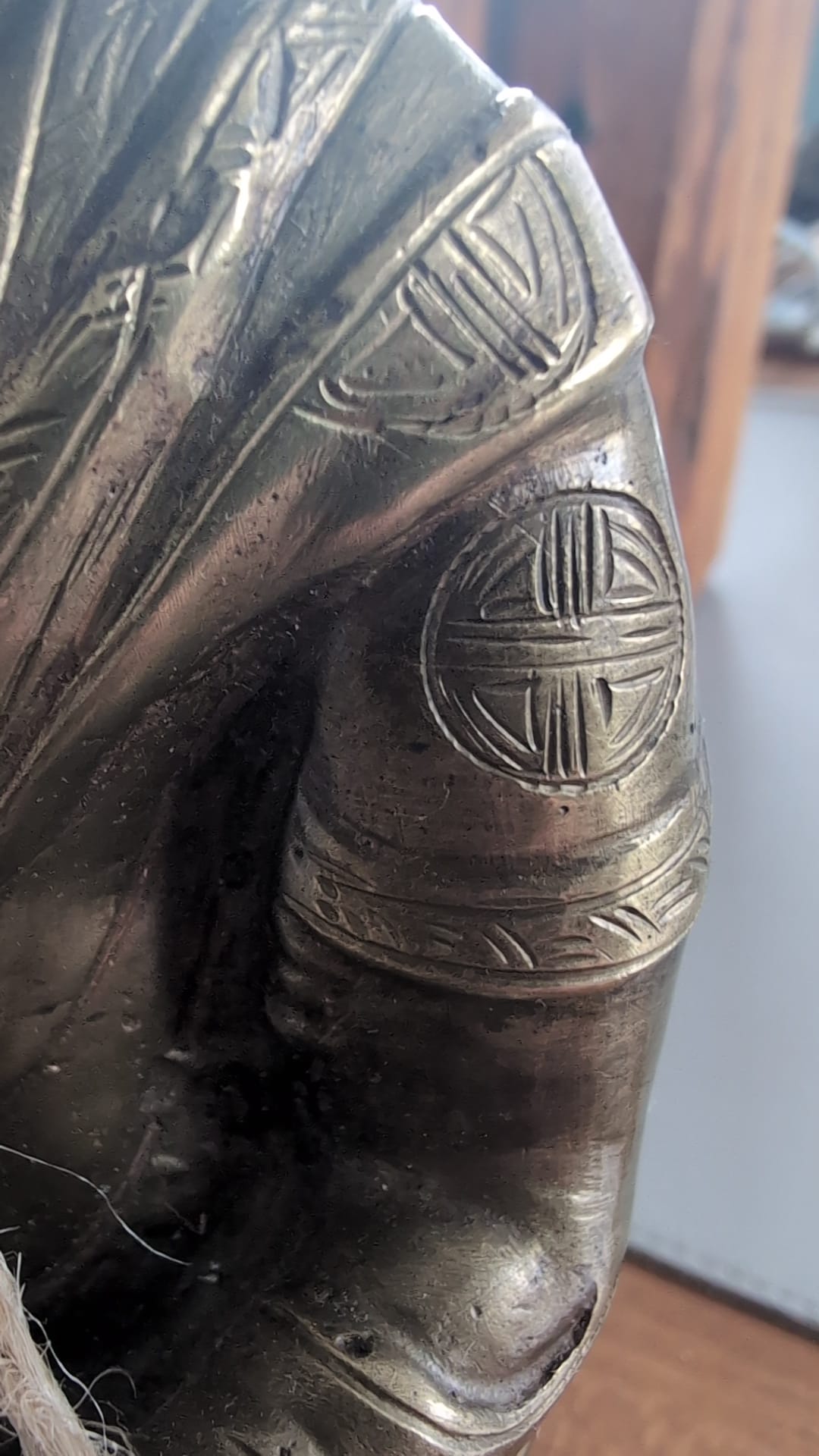 Chinese bronze meditation Buddha statue from the Qing Dynasty, 20 cm high