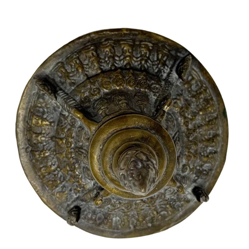 Ritual Buddhist temple object from Thailand in bronze
