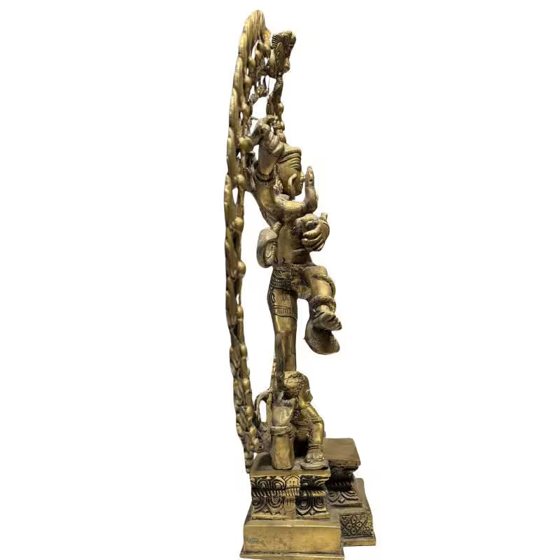 shiva nataraja bronze detail foot on apasmara demon symbolism