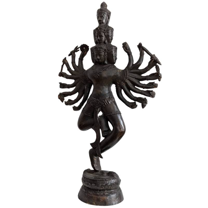 Shiva Nataraja statue in bronze, Southeast Asian tradition