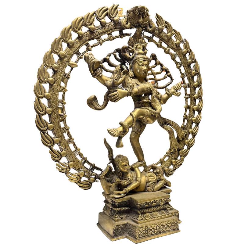 Dancing Shiva Nataraja bronze statue Tamil Nadu India Hindu art