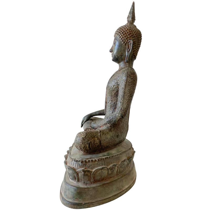 Siamese Buddha statue in bronze