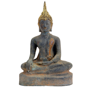 Bouddha d’Ayutthaya en bronze doré – Thaïlande, XVIIe–début XVIIIe siècle