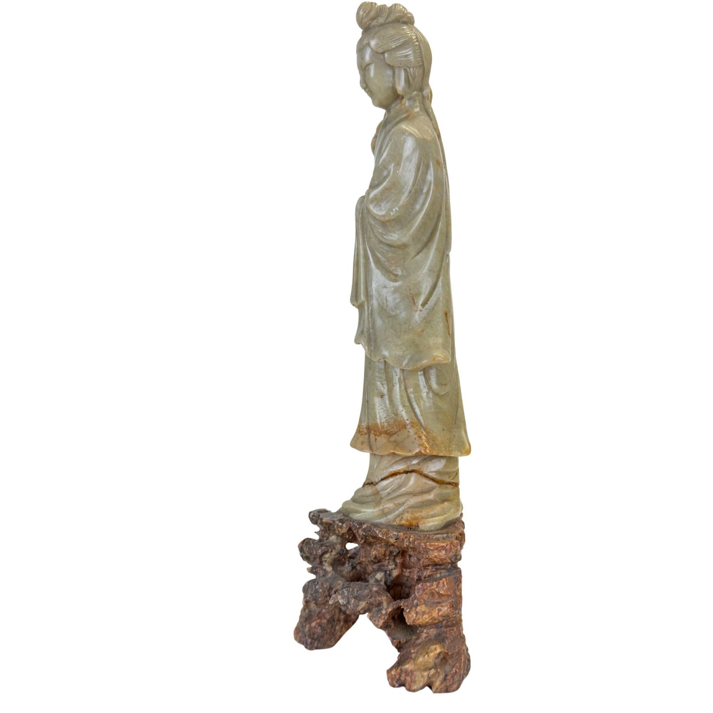 Solid soapstone sculpture as a symbol of inner strength, courage, and self-confidence.
