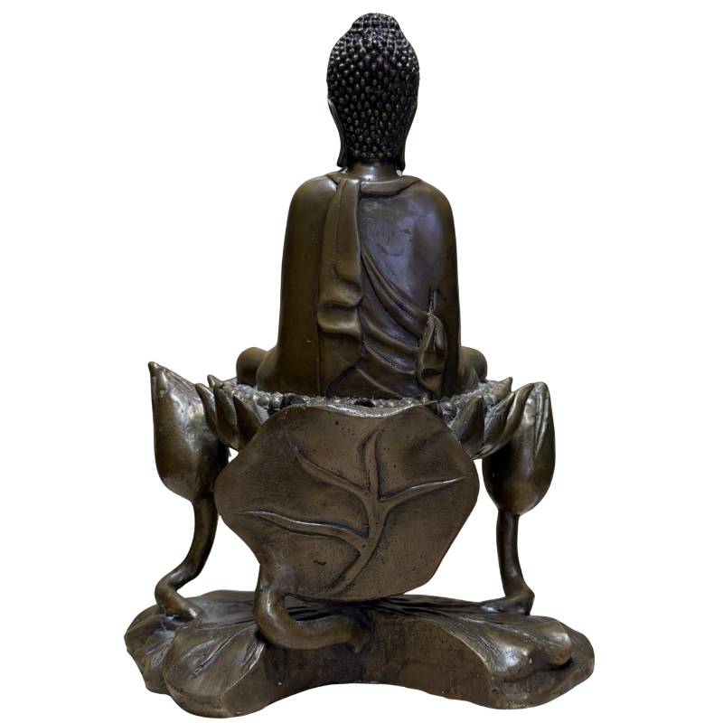 Spiritual bronze Buddha statue for a meaningful and peaceful interior